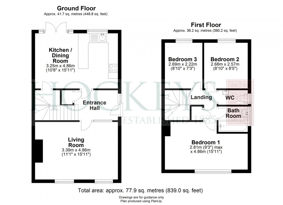 Floorplan for Alice Way, Histon, CB24