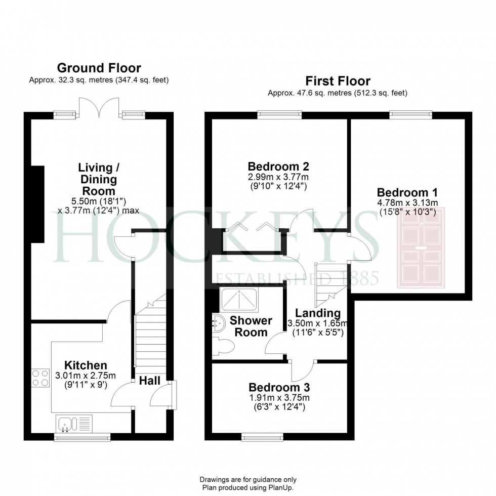 Floorplan for High Ditch Road, Fen Ditton, CB5