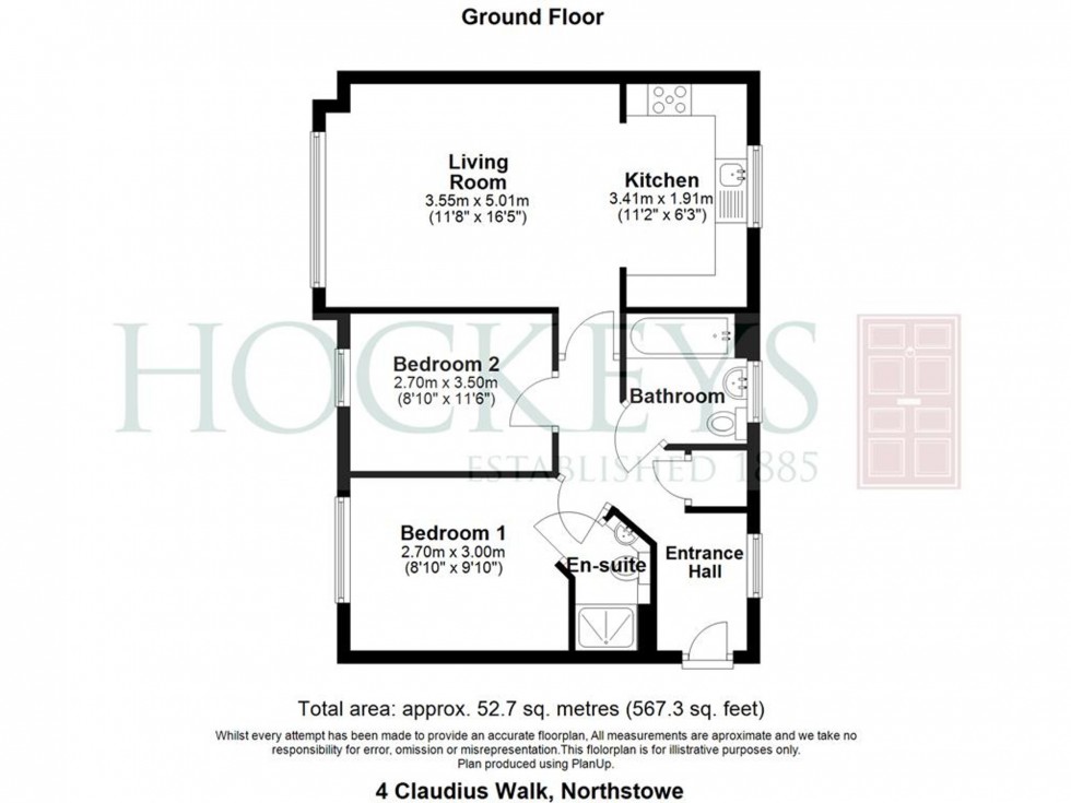 Floorplan for Claudius Walk, Northstowe, CB24