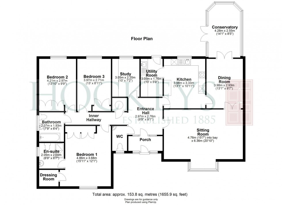 Floorplan for Beech Way, Linton, CB21