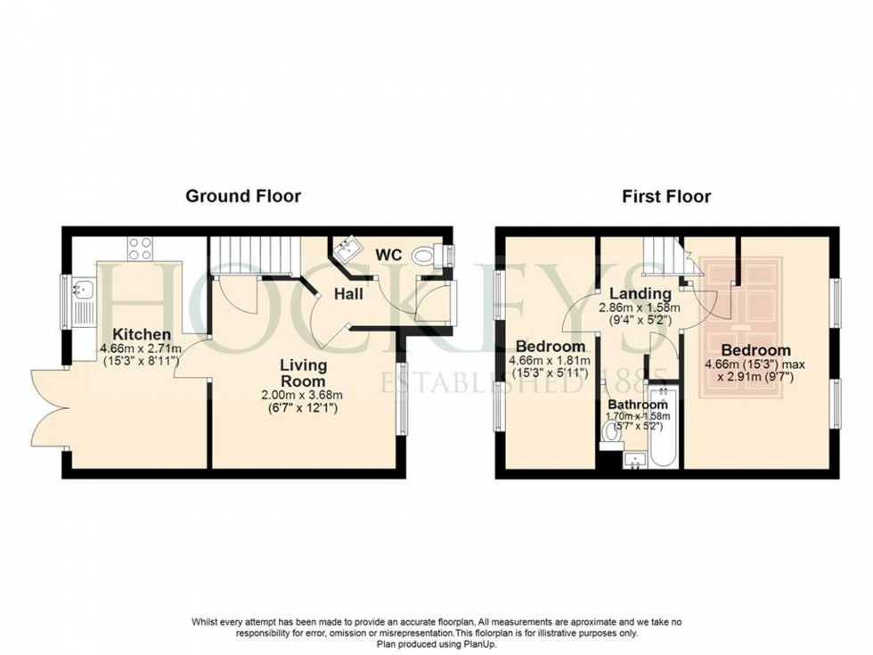 Floorplan for Ghent Field Walk, Thurston, IP31