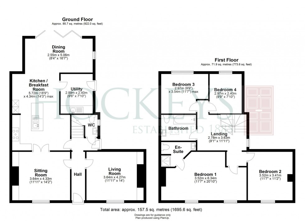 Floorplan for Rooks Street, Cottenham, CB24