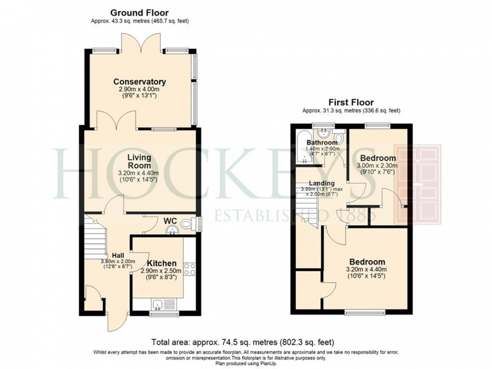 Floorplan for Speed Lane, Soham, CB7