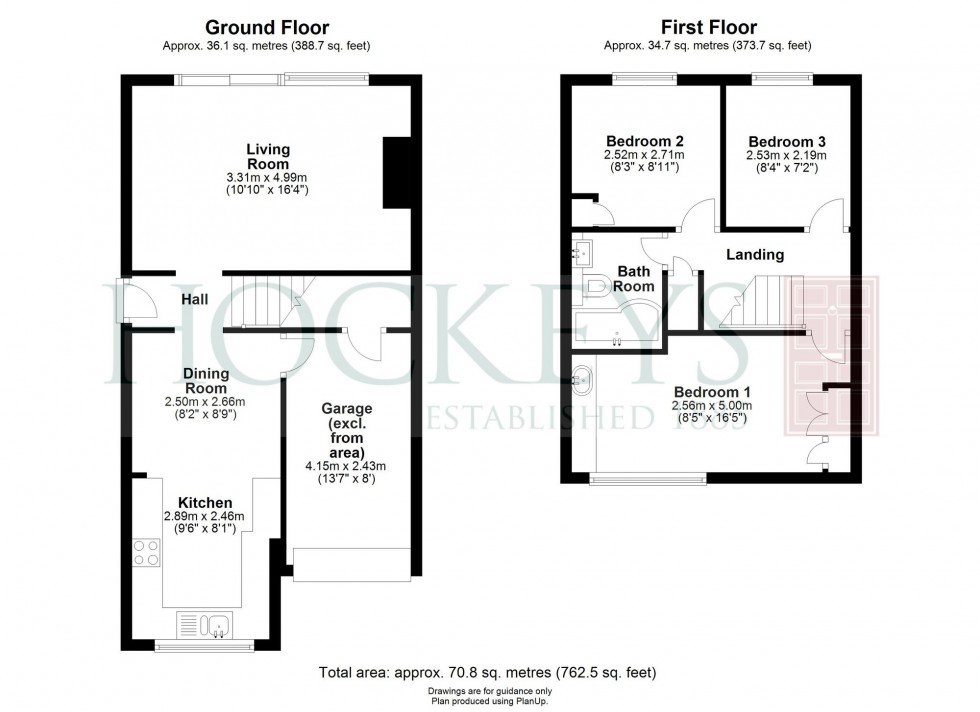 Floorplan for Carters Way, Swavesey, CB24