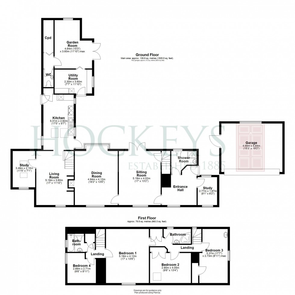 Floorplan for Burrell Way, Balsham, CB21