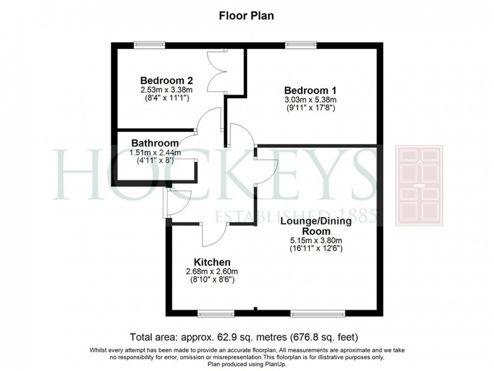 Floorplan for Frenchs Road, Cambridge, CB4