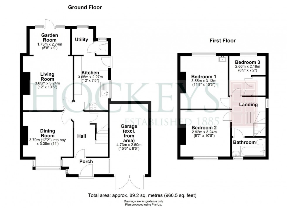 Floorplan for Cambridge Road, Girton, CB3