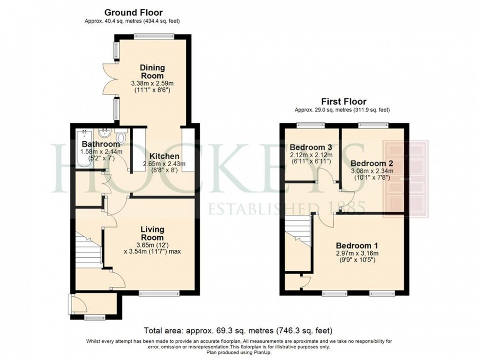 Floorplan for Old School Lane, Milton, CB24