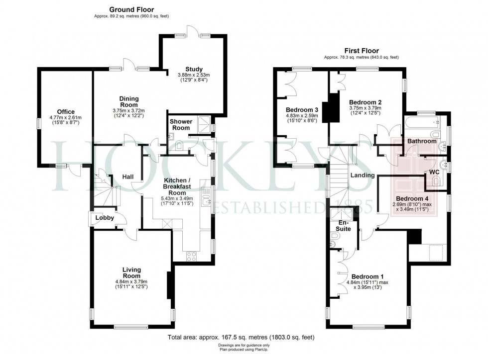 Floorplan for Holbrook Road, Cambridge, CB1