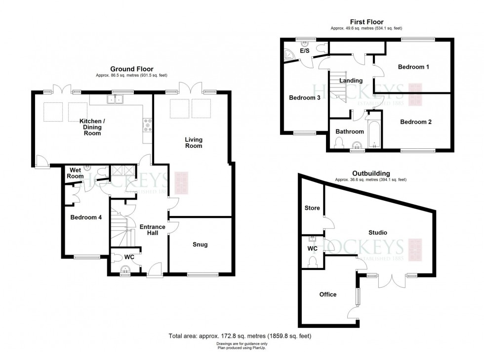 Floorplan for Fen End, Over, CB24