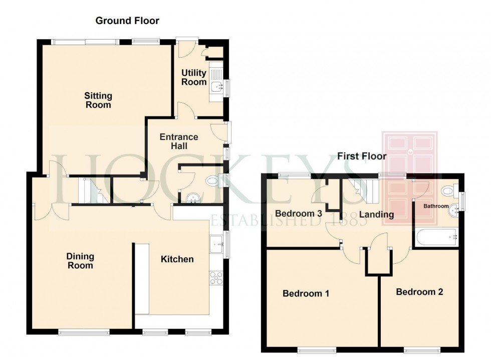 Floorplan for Coolidge Gardens, Cottenham, CB24