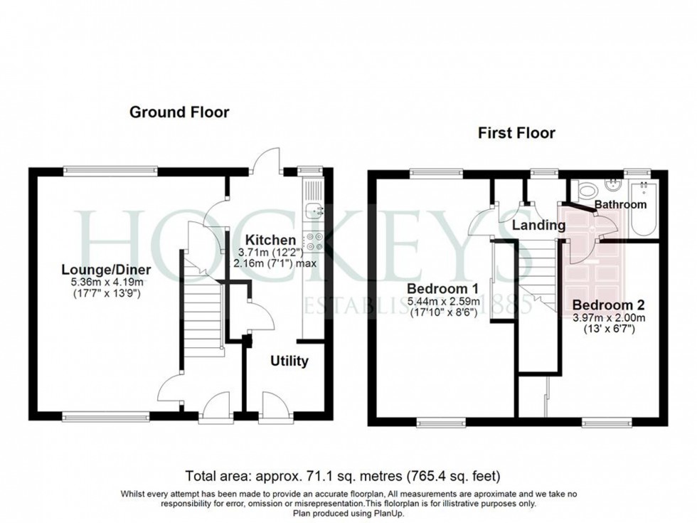 Floorplan for Magdalene Close, Longstanton, CB24