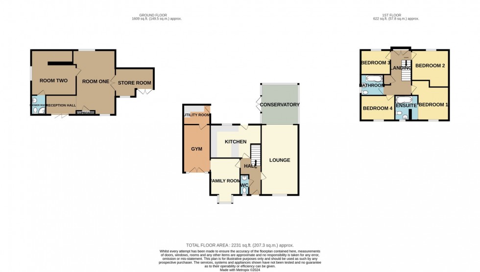 Floorplan for Charlemont Drive, Manea, PE15