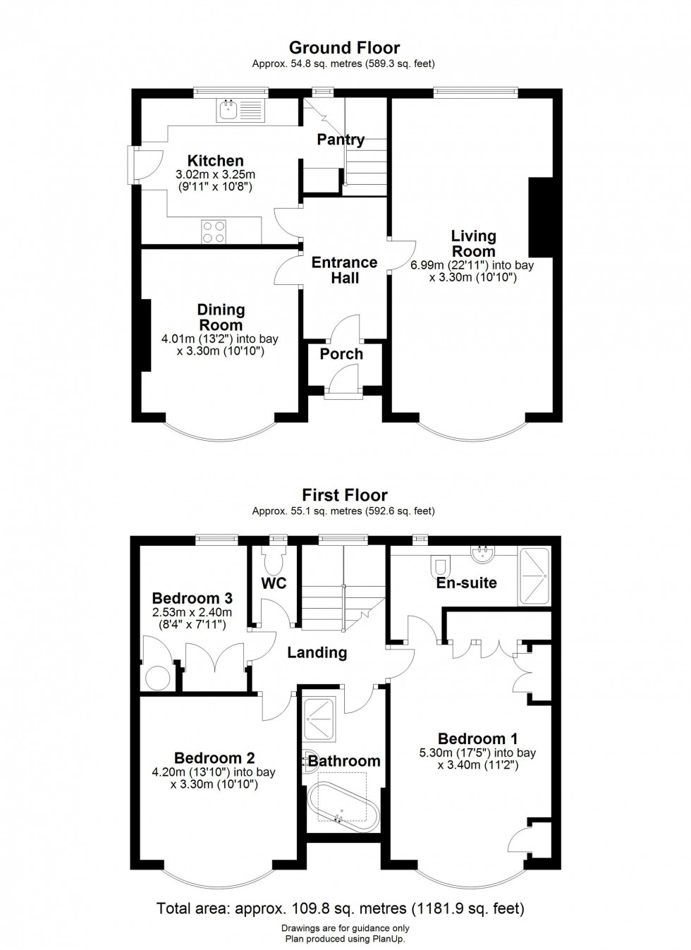 Floorplan for Rampton Road, Cottenham, CB24