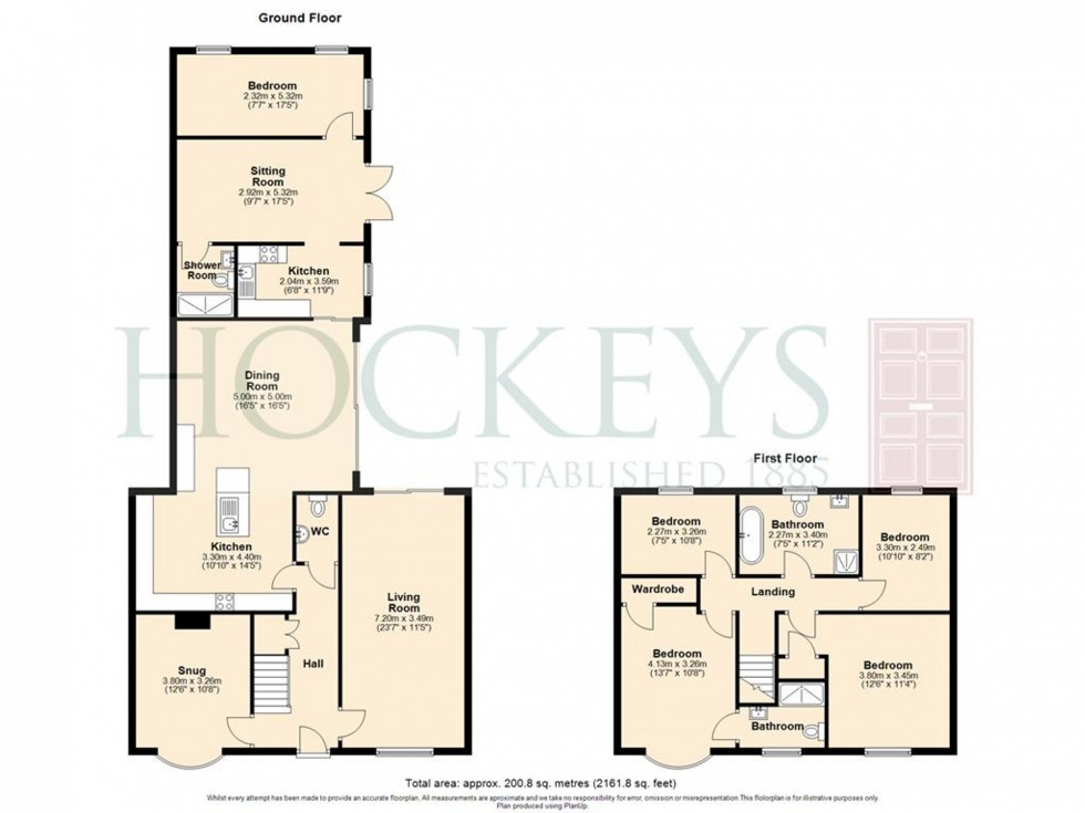 Floorplan for Oxford Street, Exning, CB8