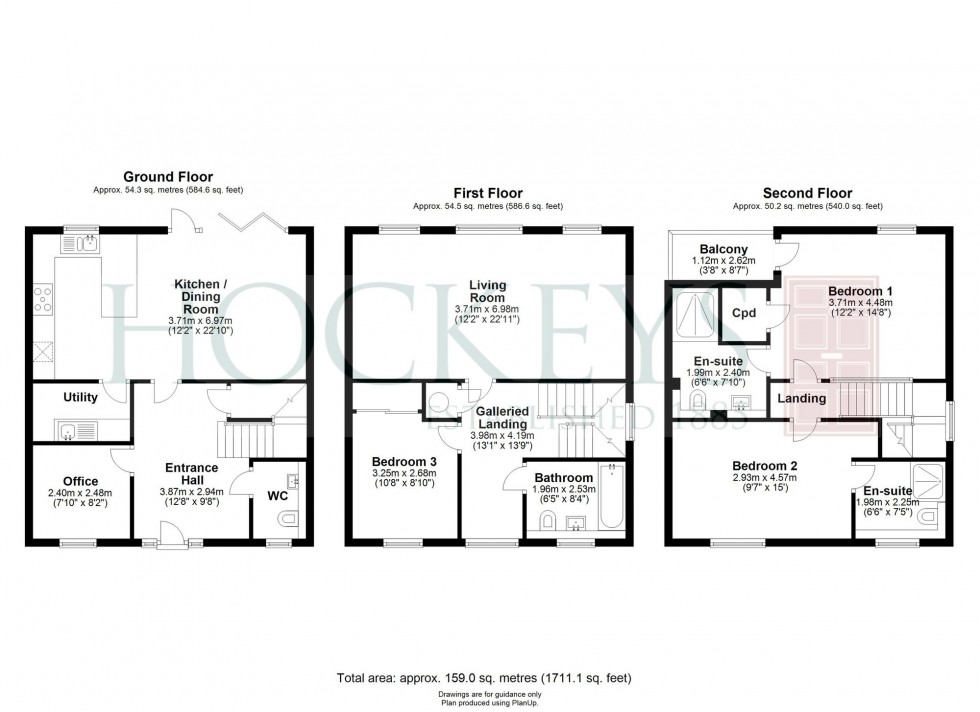 Floorplan for Scholars Walk, Cambridge, CB4