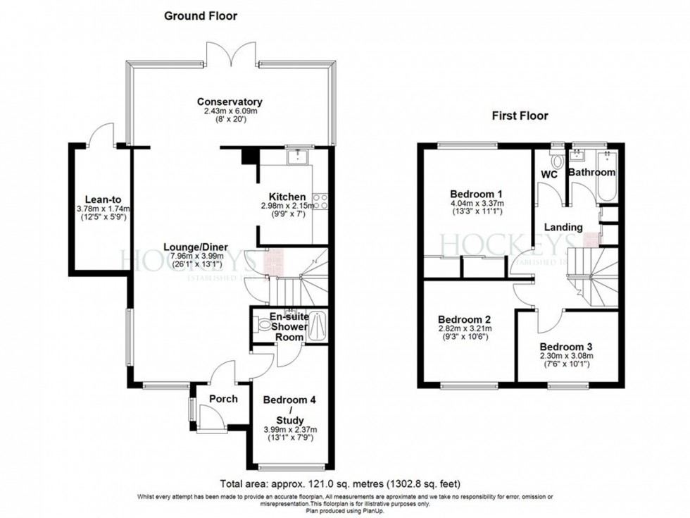 Floorplan for Lambs Lane, Cottenham, CB24