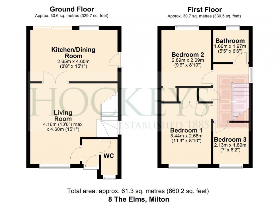 Floorplan for The Elms, Milton, CB24