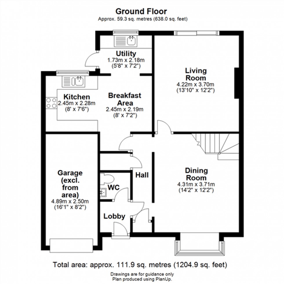 Floorplan for Sable Close, Cambridge, CB1