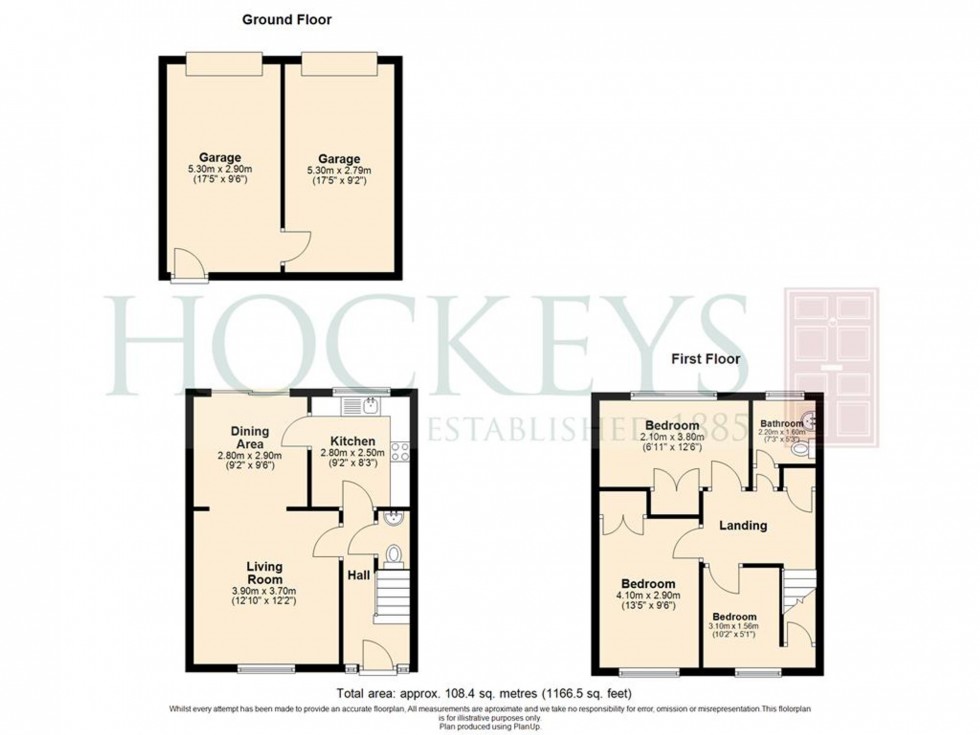 Floorplan for Armstrong Close, Newmarket, CB8