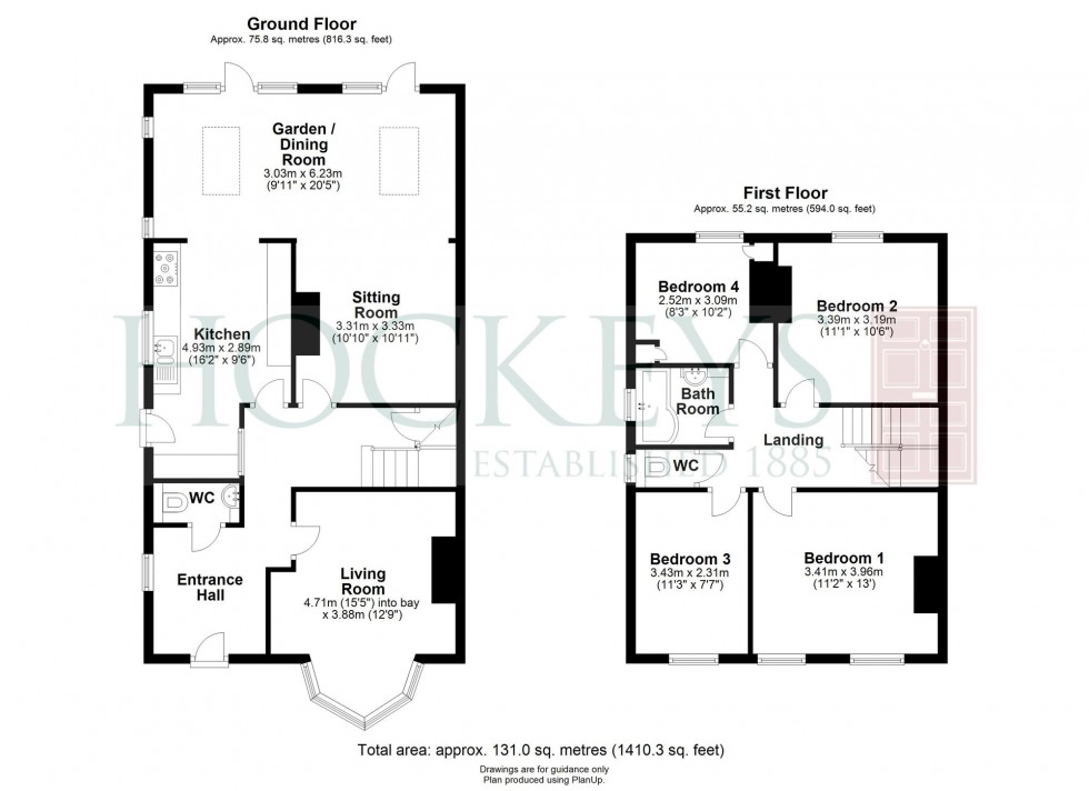 Floorplan for Rathmore Road, Cambridge, CB1