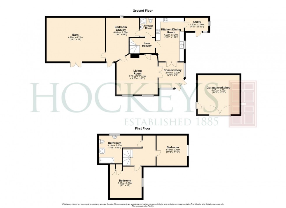 Floorplan for Great Lane, Reach, CB25