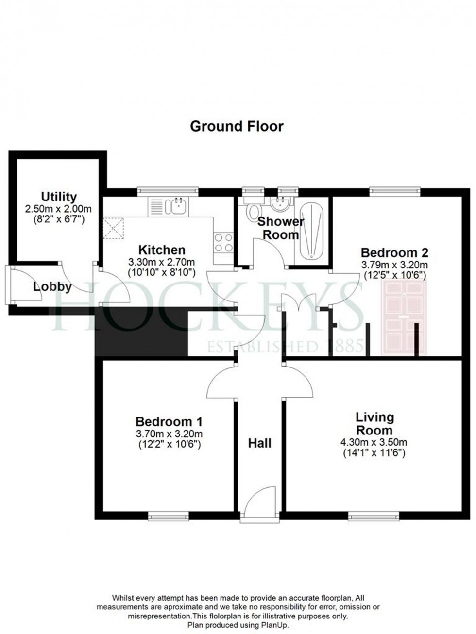 Floorplan for Chequers Close, Fenstanton, PE28