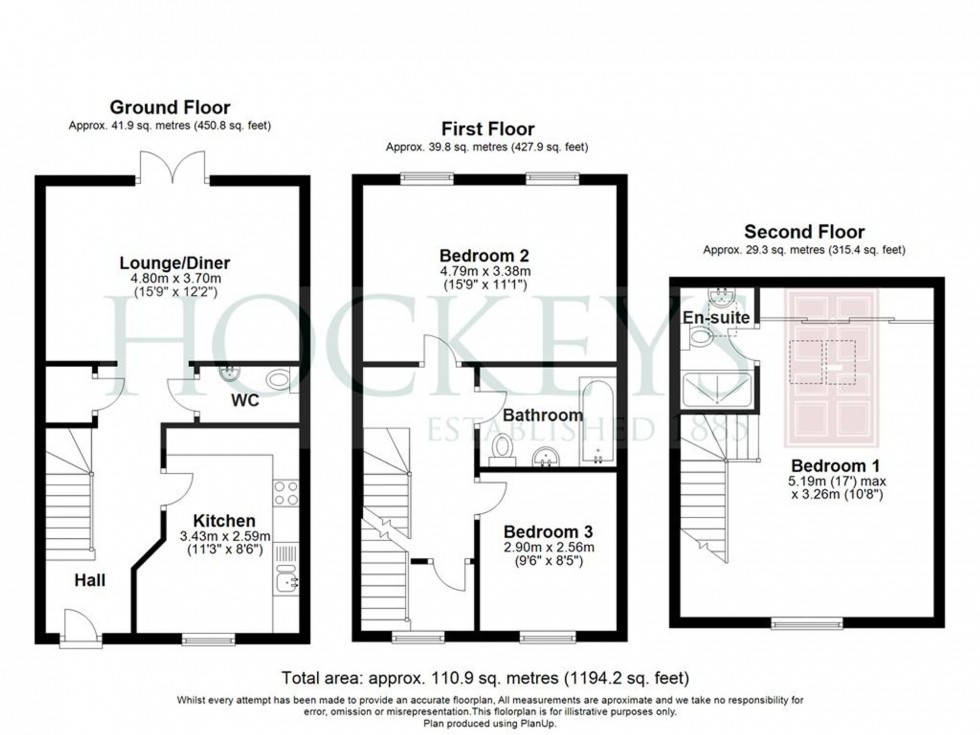 Floorplan for Temple Road, Northstowe, CB24