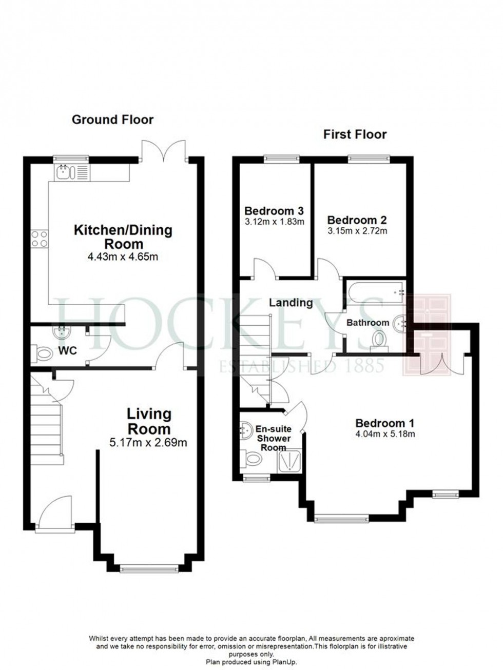 Floorplan for Brickhills, Willingham, CB24