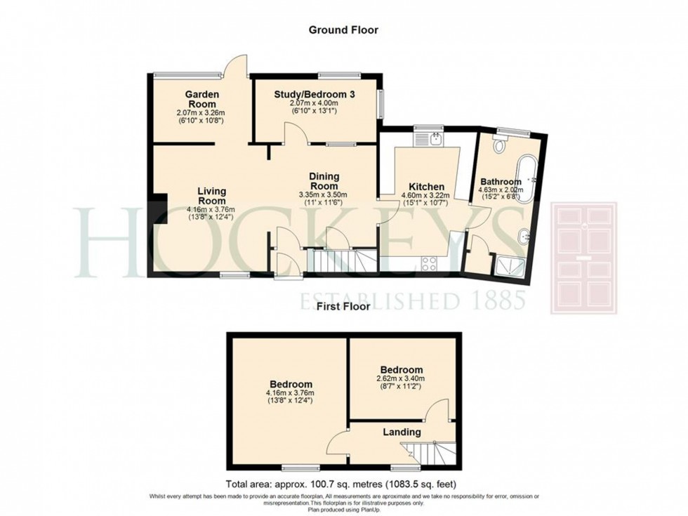 Floorplan for Newnham Lane, Burwell, CB25