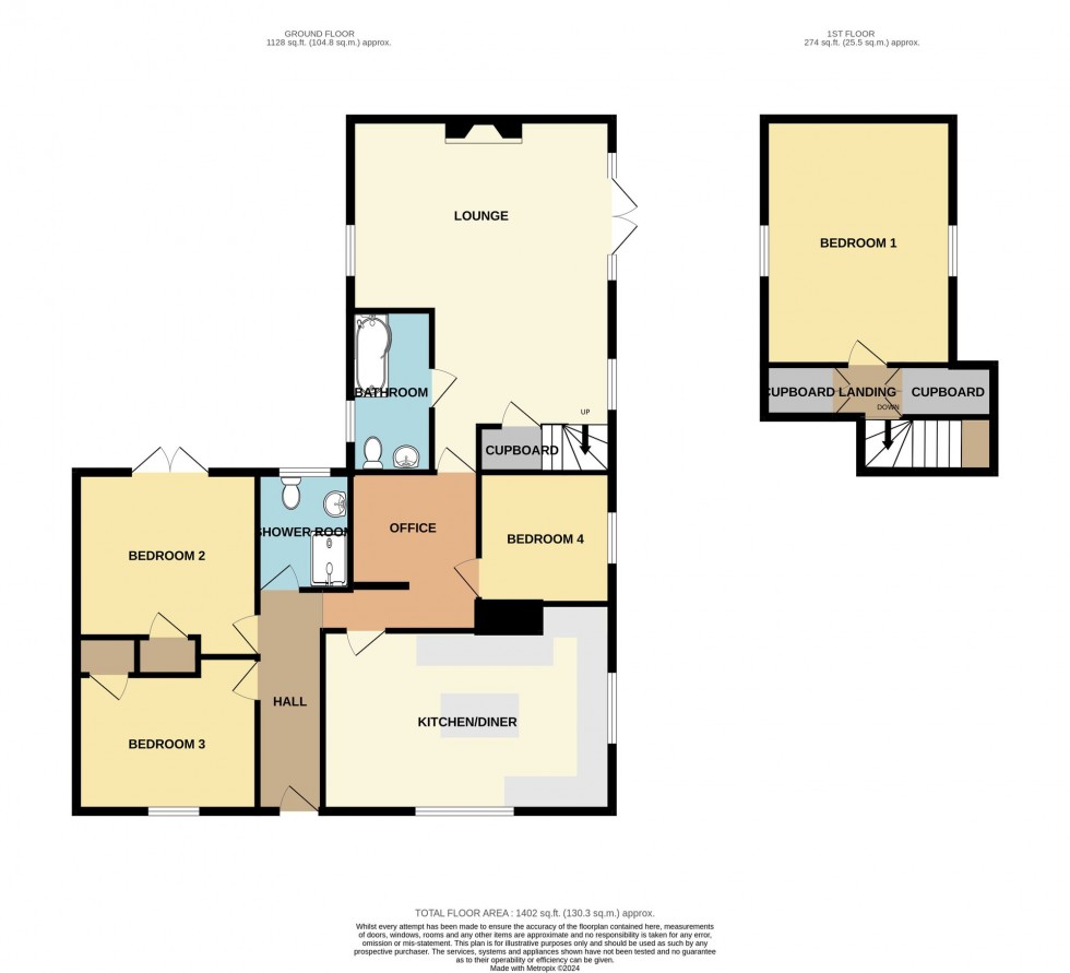 Floorplan for The Barracks, Gorefield, PE13