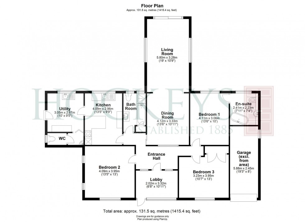 Floorplan for Joiners Road, Linton, CB21