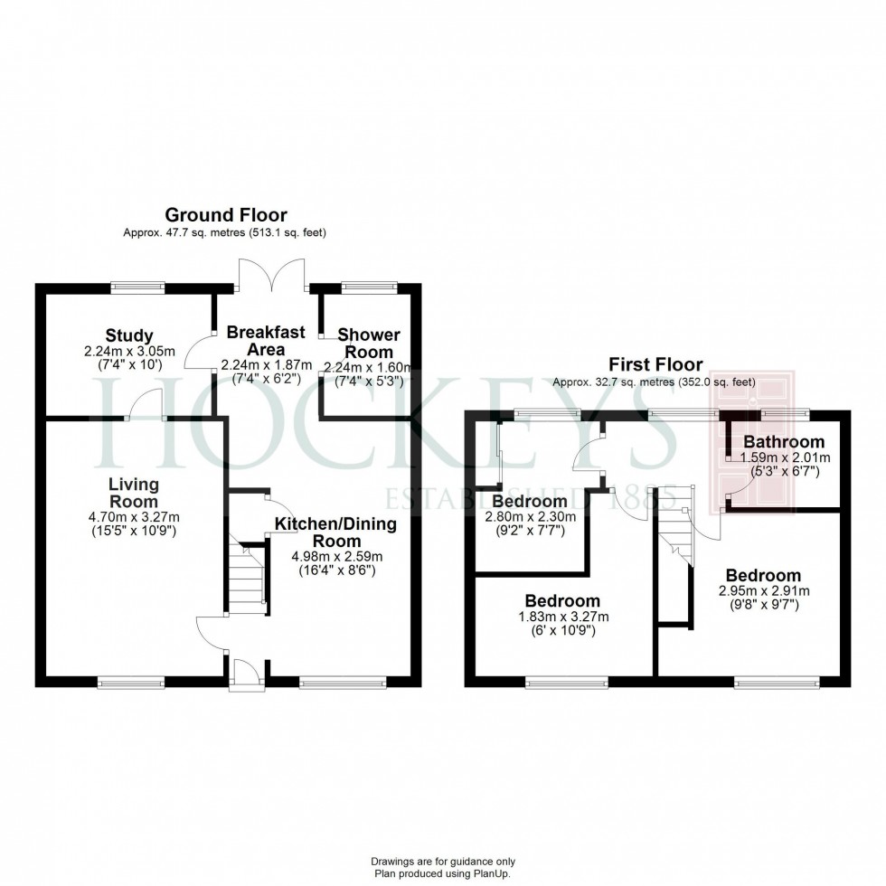 Floorplan for Carlton Way, Cambridge, CB4