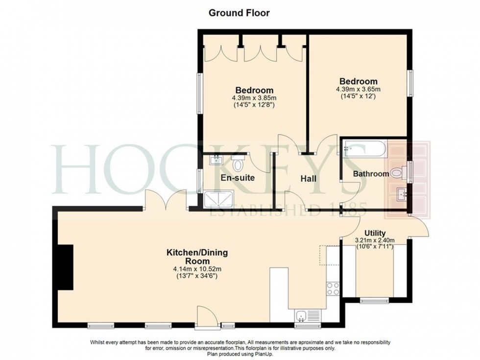 Floorplan for Ness Road, Burwell, CB25