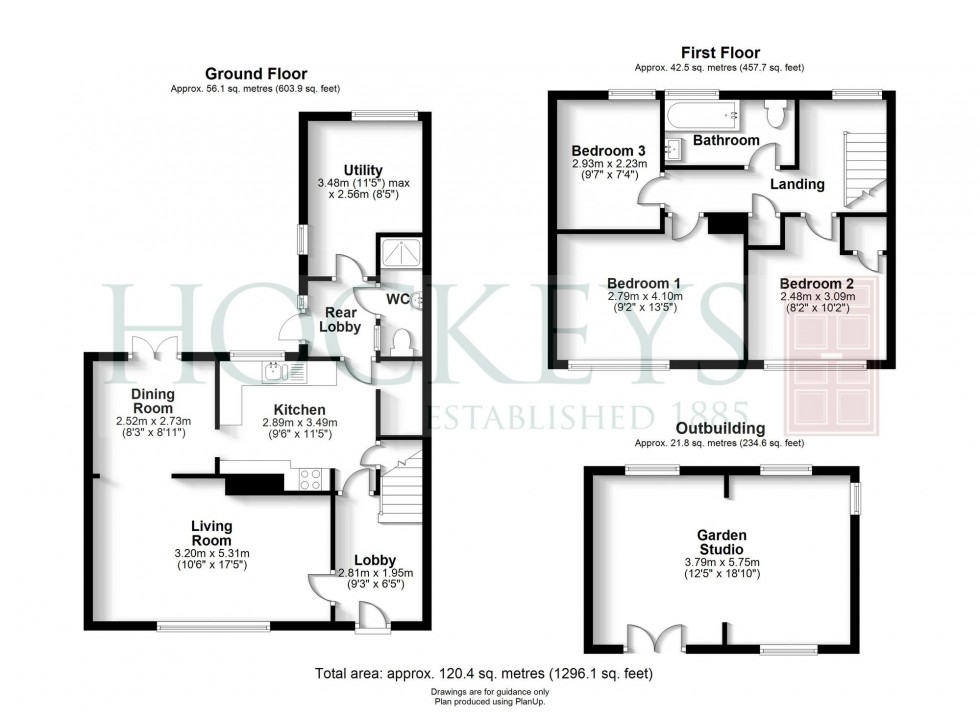 Floorplan for Haden Way, Willingham, CB24