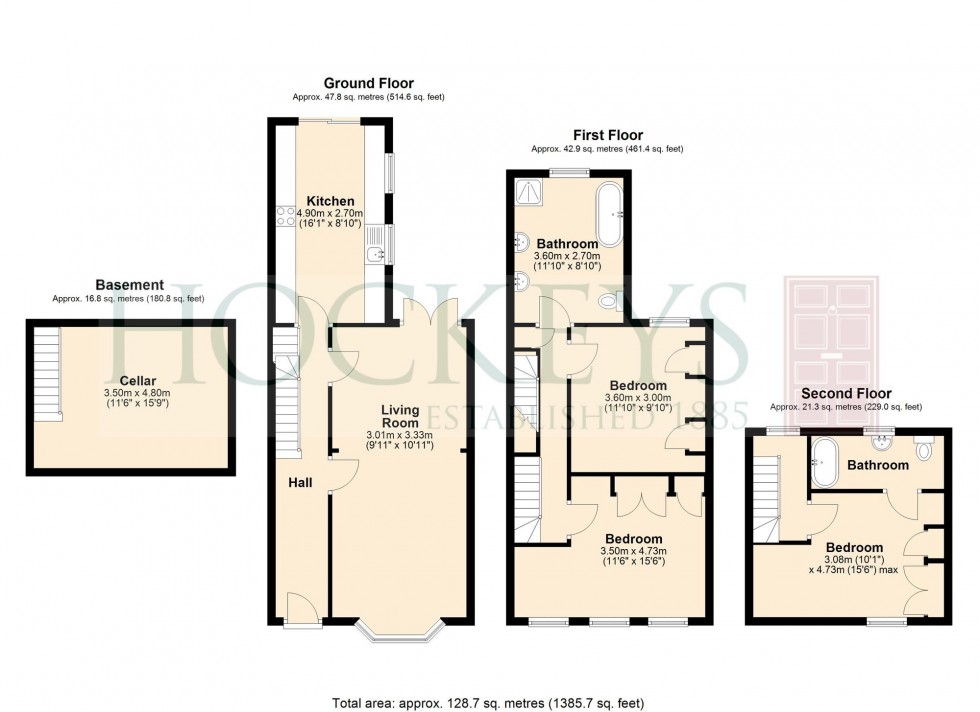 Floorplan for Rous Road, Newmarket, CB8