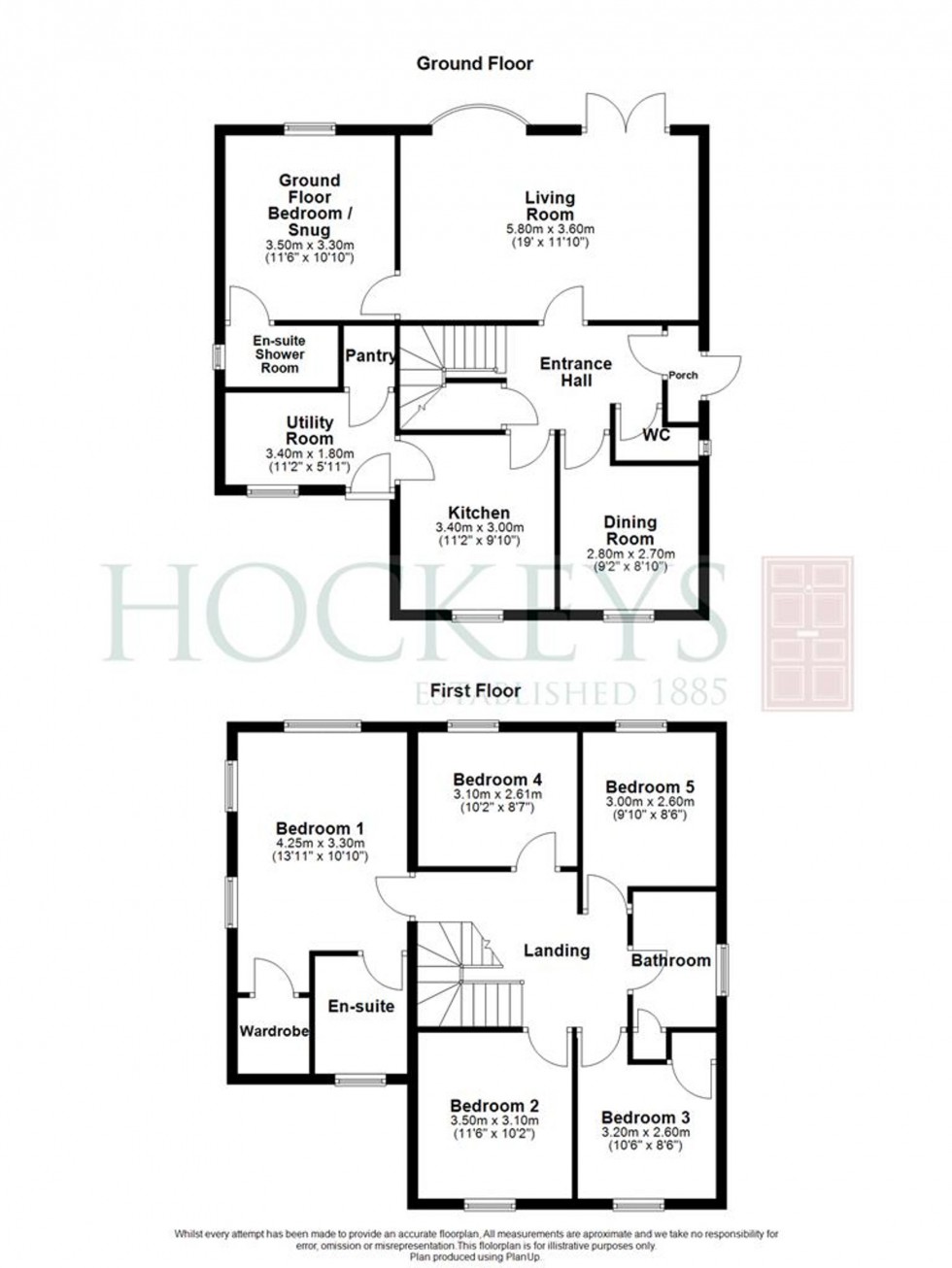 Floorplan for Sudeley Grove, Hardwick, CB23