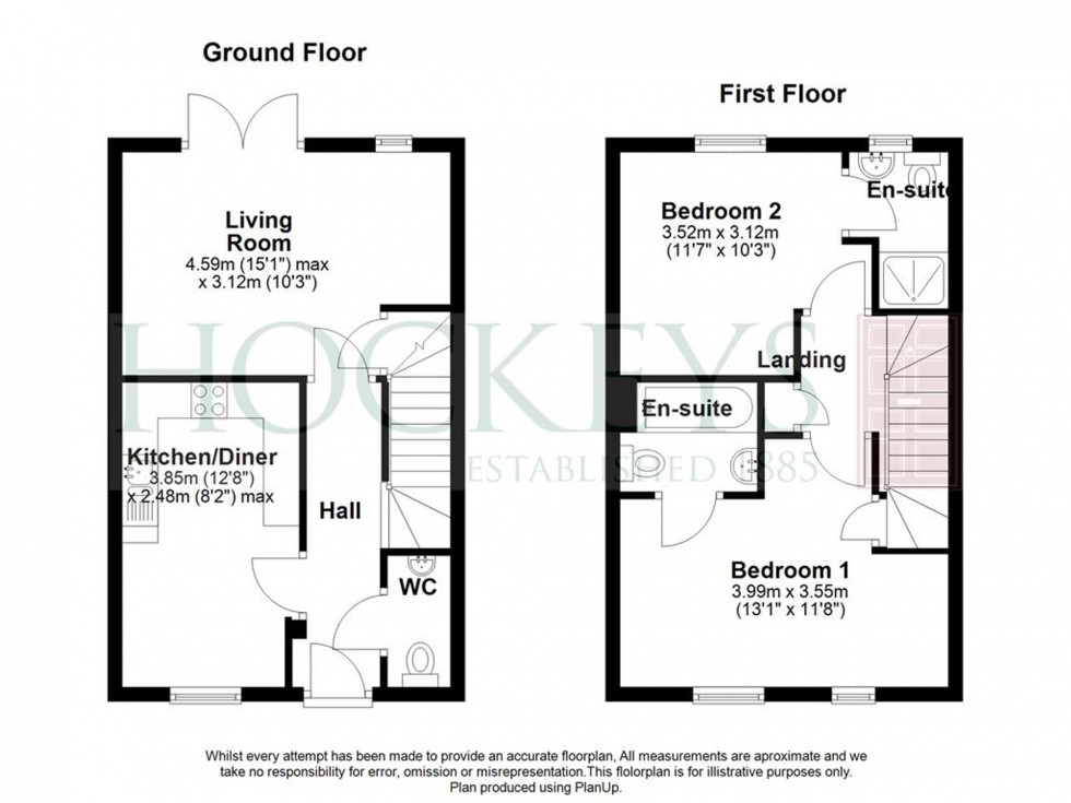 Floorplan for Glebe Field, Willingham, CB24