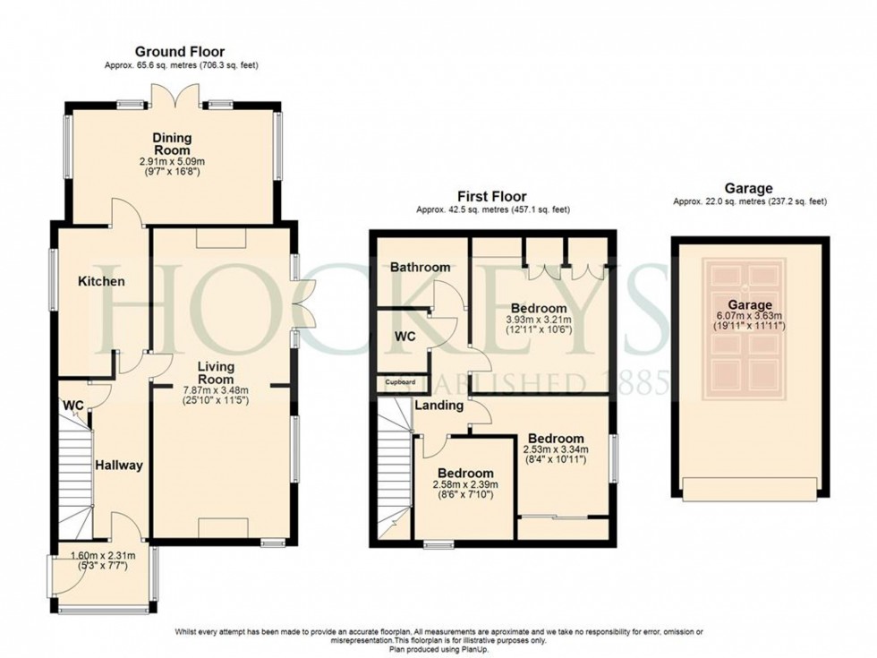 Floorplan for Queen Ediths Way, Cambridge, CB1