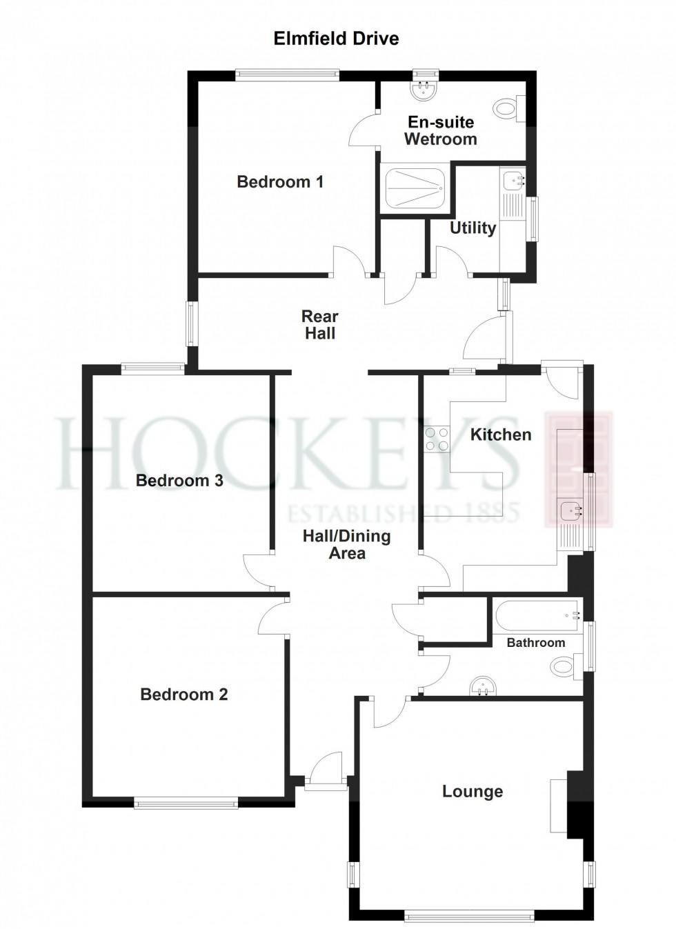 Floorplan for Elmfield Drive, Elm, PE14